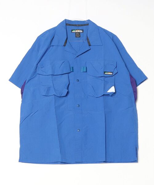 MANASTASH(マナスタッシュ)の「MANASTASH/マナスタッシュ/RIVER SHIRT '24/リバーシャツ(シャツ/ブラウス・メンズ・その他3/ブラック/その他19/ライム/ブルー・XL/L/M/S)」の3枚目の写真