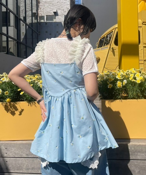 Candy Stripper（キャンディストリッパー）の「TINY FLOWER MINI ワンピース（ワンピース・レディース・ピンク/ブラック/ライトブルー・2）」の18枚目の写真