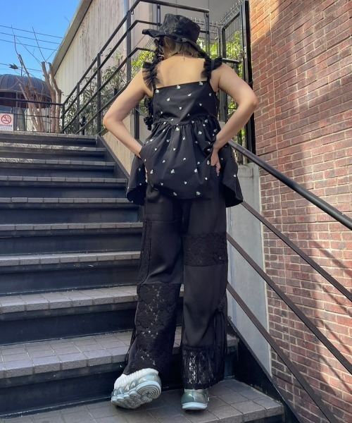 Candy Stripper（キャンディストリッパー）の「TINY FLOWER MINI ワンピース（ワンピース・レディース・ピンク/ブラック/ライトブルー・2）」の15枚目の写真