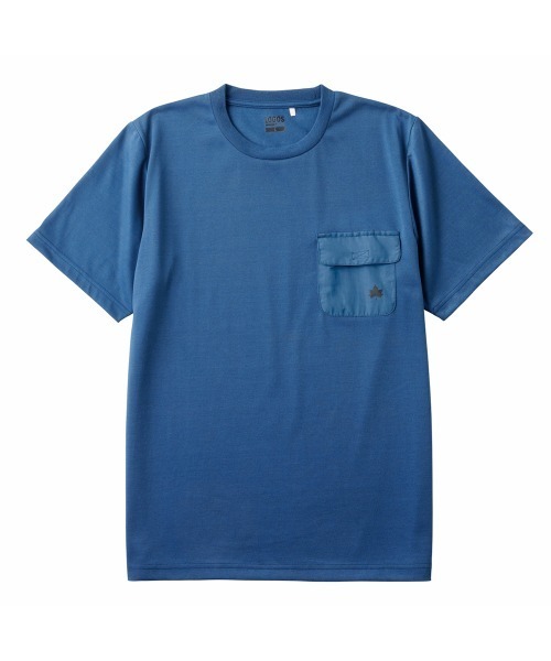 LOGOS（ロゴス）の「【LOGOS by LIPNER/ロゴスバイリプナー】ビックシルエット ポケット付ショートスリーブTシャツ（Tシャツ/カットソー・メンズ・サンドベージュ/ネイビー/ブラック・XL/L/M）」の2枚目の写真