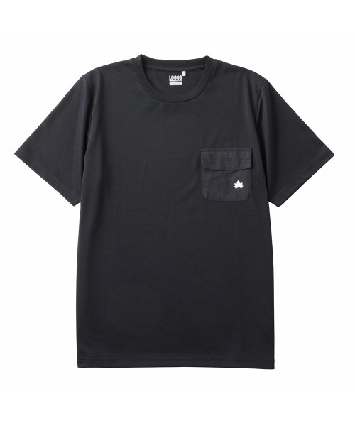 LOGOS（ロゴス）の「【LOGOS by LIPNER/ロゴスバイリプナー】ビックシルエット ポケット付ショートスリーブTシャツ（Tシャツ/カットソー・メンズ・サンドベージュ/ネイビー/ブラック・XL/L/M）」の3枚目の写真