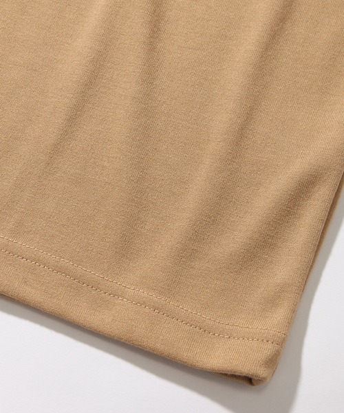 LOGOS（ロゴス）の「【LOGOS by LIPNER/ロゴスバイリプナー】ビックシルエット ポケット付ショートスリーブTシャツ（Tシャツ/カットソー・メンズ・サンドベージュ/ネイビー/ブラック・XL/L/M）」の13枚目の写真