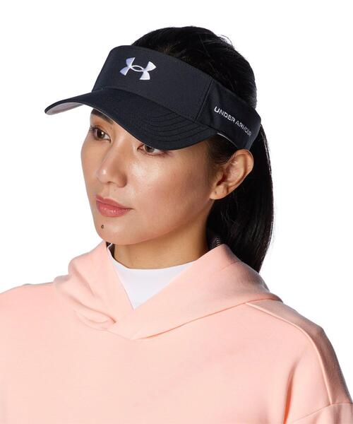 UNDER ARMOUR(アンダーアーマー)の「UAドライバー アジャスタブル バイザー(ゴルフ/レディース)(キャップ・レディース・ブラック・ONESIZE)」の2枚目の写真