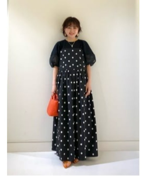 allureville（アルアバイル）の「シアーランタンスリーブカットソー（Tシャツ/カットソー・レディース・ブラック/オフホワイト・2）」の21枚目の写真