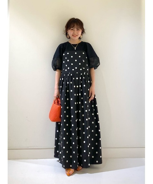 allureville（アルアバイル）の「シアーランタンスリーブカットソー（Tシャツ/カットソー・レディース・ブラック/オフホワイト・2）」の22枚目の写真