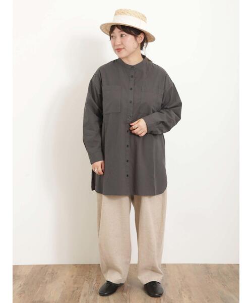 Samansa Mos2(サマンサ モスモス)の「【UVカット】ぽわんとマイペースパンツ(その他パンツ・レディース・ベージュ/ピンク/オフホワイト/ブラック・F)」の10枚目の写真