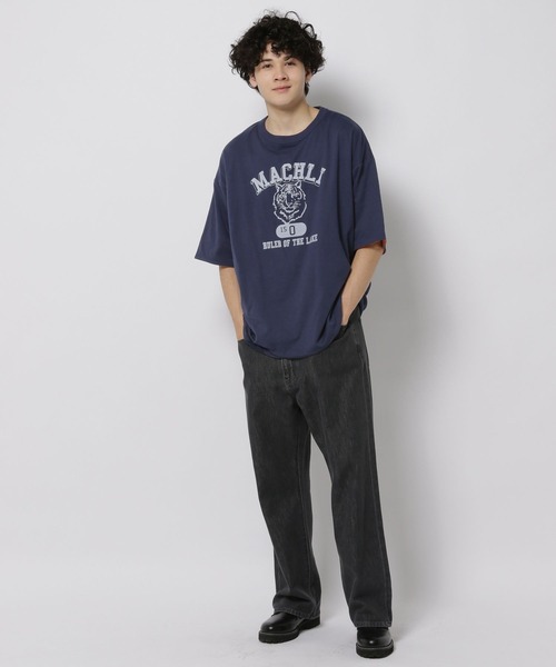 niko and...(ニコアンド)の「【UNISEX】アニマルパターンリバーシブルTシャツ(Tシャツ/カットソー・メンズ・ライトグリーン/ネイビー/ラベンダー/アイボリー・MEDIUM/LARGE)」の21枚目の写真