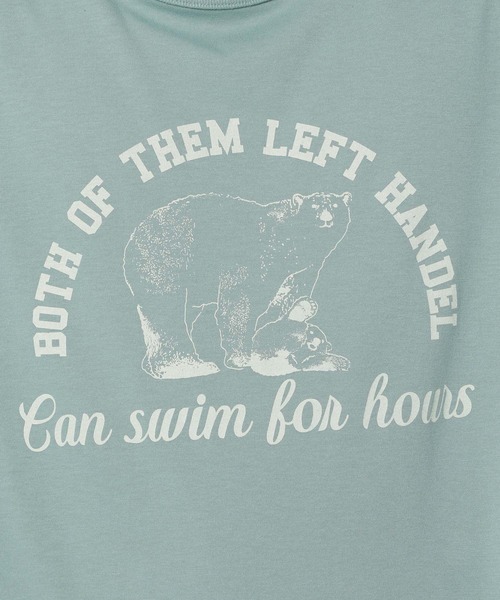 niko and...(ニコアンド)の「【UNISEX】アニマルパターンリバーシブルTシャツ(Tシャツ/カットソー・メンズ・ライトグリーン/ネイビー/ラベンダー/アイボリー・MEDIUM/LARGE)」の9枚目の写真