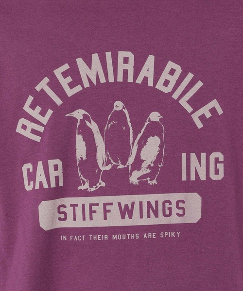 niko and...(ニコアンド)の「【UNISEX】アニマルパターンリバーシブルTシャツ(Tシャツ/カットソー・メンズ・ライトグリーン/ネイビー/ラベンダー/アイボリー・MEDIUM/LARGE)」の6枚目の写真