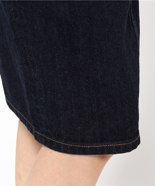 earth music&ecology（アースミュージックアンドエコロジー）の「デニムタイトスカート（デニムスカート・レディース・インディゴブルー/ライトインディゴブルー・MEDIUM/SMALL/LARGE）」の9枚目の写真