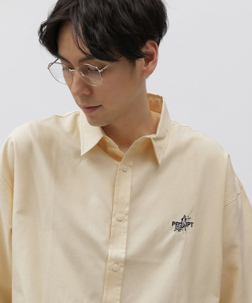 LAKOLE（ラコレ）の「アニマル刺繍半袖シャツ / 113088（シャツ/ブラウス・メンズ・グレー/ブルー/イエロー/ホワイト・MEDIUM/LARGE/X-LARGE）」の10枚目の写真
