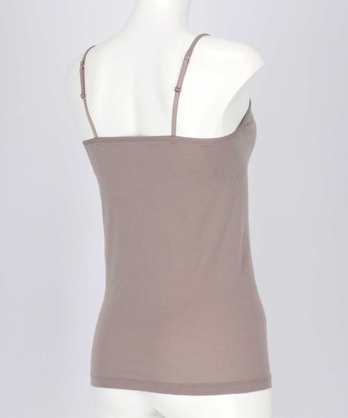 une nana cool（ウンナナクール）の「オーガニックコットン 汗とりパッド付きキャミソール（インナーウェア/肌着・レディース・モカ/ブラック/ライトベージュ・LL/L/M）」の8枚目の写真