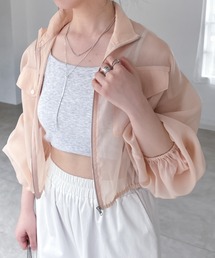 EPIMI E'PIMMY | ショート丈シアースタンドブルゾン(シャツ/ブラウス)