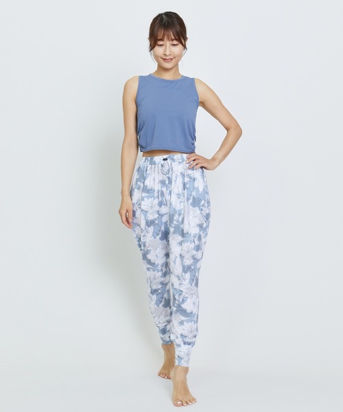 Julier Yoga and Relax（ジュリエヨガアンドリラックス）の「Julier (定番)Ecocoベア天竺ショートトップス（Tシャツ/カットソー・レディース・チャコール/ホワイト/ブルー・0/1）」の20枚目の写真