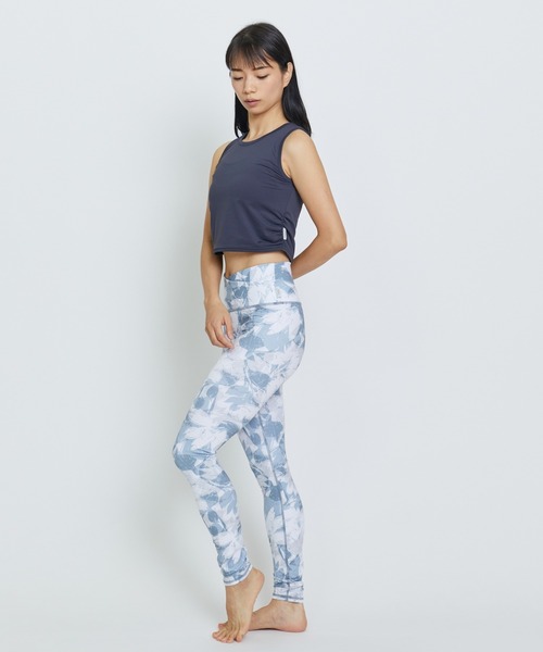 Julier Yoga and Relax（ジュリエヨガアンドリラックス）の「Julier (定番)Ecocoベア天竺ショートトップス（Tシャツ/カットソー・レディース・チャコール/ホワイト/ブルー・0/1）」の17枚目の写真