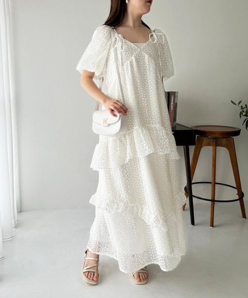 フリルティアードワンピース（ワンピース）｜one after another NICE