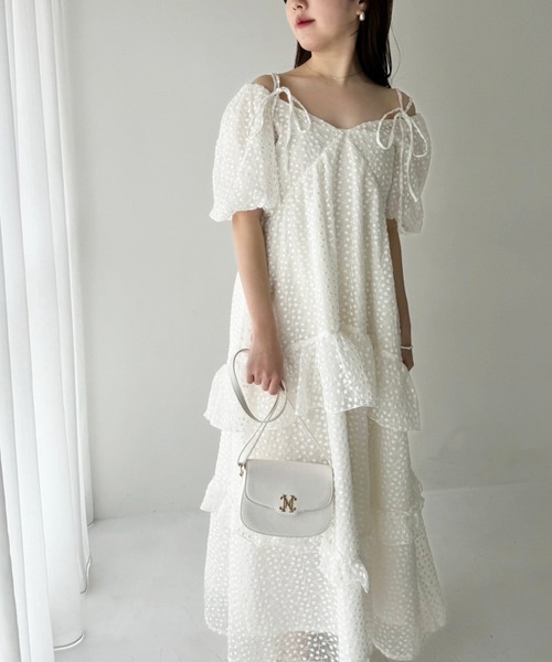 フリルティアードワンピース（ワンピース）｜one after another NICE