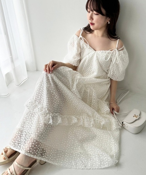 フリルティアードワンピース（ワンピース）｜one after another NICE