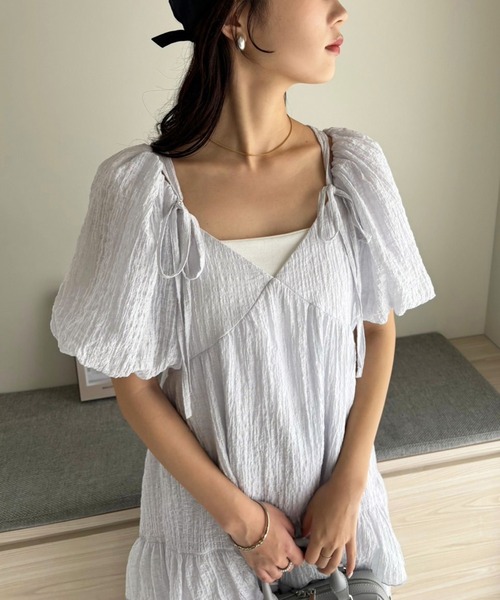 フリルティアードワンピース（ワンピース）｜one after another NICE