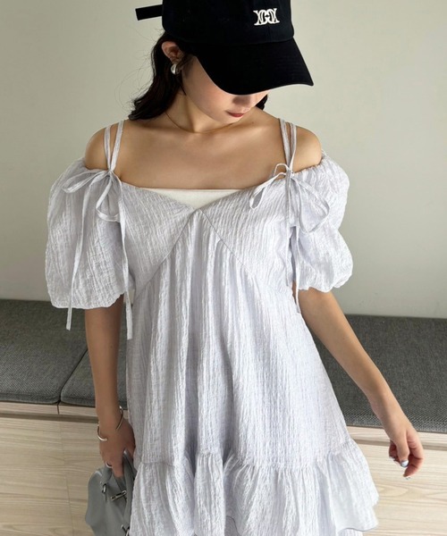 フリルティアードワンピース（ワンピース）｜one after another NICE