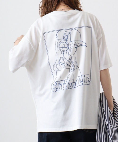 FUNALIVE（ファンアライブ）の「天竺 EMOﾌﾟﾘﾝﾄTｼｬﾂ 半袖（Tシャツ/カットソー・メンズ・グレー系2/ホワイト系1/ホワイト系3/ホワイト系2/グレー系1/ブラック系3/ブラック系2/ブラック系1/グレー系3・L/M/XL）」の13枚目の写真