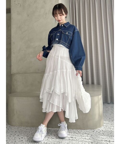 dazzlin（ダズリン）の「オーガンチュールBAG（ハンドバッグ・レディース・ブラック/グレー/オフホワイト/ピンク/ブルー/グリーン/アイボリー・FREE）」の15枚目の写真