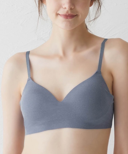 GUNZE(グンゼ)の「KIREILABO/キレイラボ ノンワイヤーブラジャー 接触冷感でひんやり Fitte COOL(ブラジャー・レディース・ブラウン系その他/ブラック/ライトブルー/グレー系その他/ベージュ・LARGE/MEDIUM/X-LARGE)」の5枚目の写真