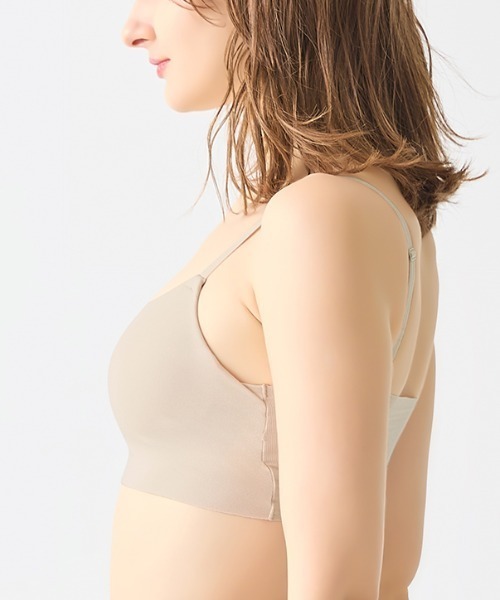 GUNZE(グンゼ)の「KIREILABO/キレイラボ ノンワイヤーブラジャー 接触冷感でひんやり Fitte COOL(ブラジャー・レディース・ブラウン系その他/ブラック/ライトブルー/グレー系その他/ベージュ・LARGE/MEDIUM/X-LARGE)」の21枚目の写真