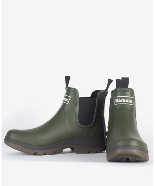 Barbour（バブアー）の「Nimbus サイドゴア ショート レインブーツ（メンズ）（レインシューズ・メンズ・ブラック・6/7/8/9）」の11枚目の写真