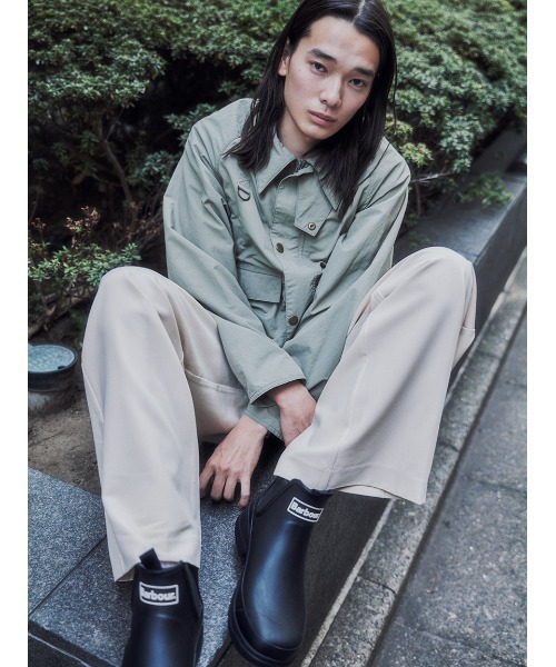 Barbour（バブアー）の「Nimbus サイドゴア ショート レインブーツ（メンズ）（レインシューズ・メンズ・ブラック・6/7/8/9）」の19枚目の写真
