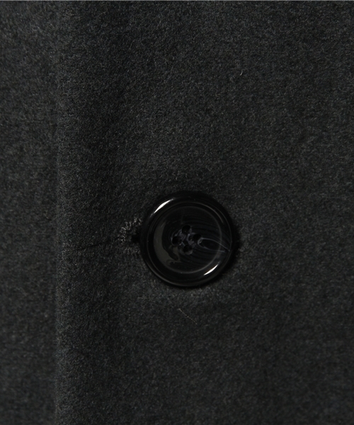 SEVENDAYS=SUNDAY(セブンデイズサンデイ)の「HARRISSツカイ チェスターコート(ピーコート・メンズ・キャメル/ネイビー/チャコールグレー・MEDIUM/SMALL/LARGE)」の12枚目の写真