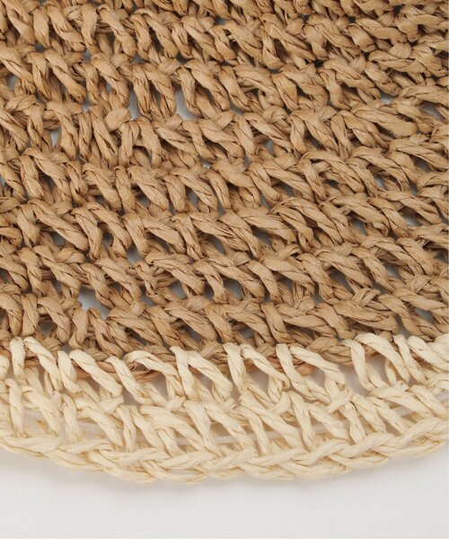 LBC(エルビーシー)の「ライン配色ペーパーハット(ハット・レディース・ベージュ/チャコール・FREE)」の11枚目の写真