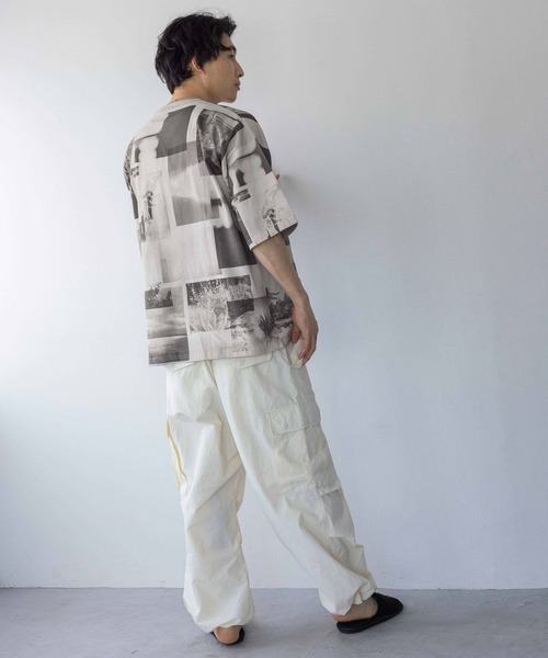 LOWRYS FARM(ローリーズファーム)の「フォトコラージュTSS 120681(Tシャツ/カットソー・メンズ・ホワイト/オレンジ/ネイビー/グリーン・MEDIUM/LARGE)」の7枚目の写真