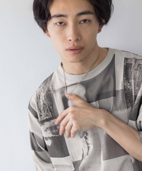 LOWRYS FARM(ローリーズファーム)の「フォトコラージュTSS 120681(Tシャツ/カットソー・メンズ・ホワイト/オレンジ/ネイビー/グリーン・MEDIUM/LARGE)」の10枚目の写真