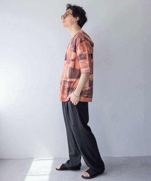 LOWRYS FARM(ローリーズファーム)の「フォトコラージュTSS 120681(Tシャツ/カットソー・メンズ・ホワイト/オレンジ/ネイビー/グリーン・MEDIUM/LARGE)」の13枚目の写真