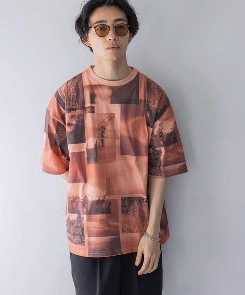 LOWRYS FARM(ローリーズファーム)の「フォトコラージュTSS 120681(Tシャツ/カットソー・メンズ・ホワイト/オレンジ/ネイビー/グリーン・MEDIUM/LARGE)」の16枚目の写真