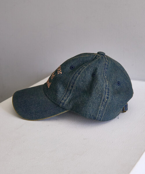 mystic（ミスティック）の「デニム刺繍キャップ（キャップ・レディース・ブルー・ONE SIZE）」の5枚目の写真