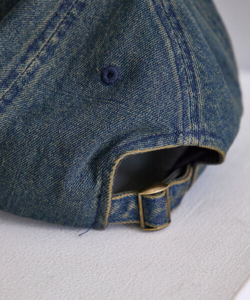 mystic（ミスティック）の「デニム刺繍キャップ（キャップ・レディース・ブルー・ONE SIZE）」の6枚目の写真
