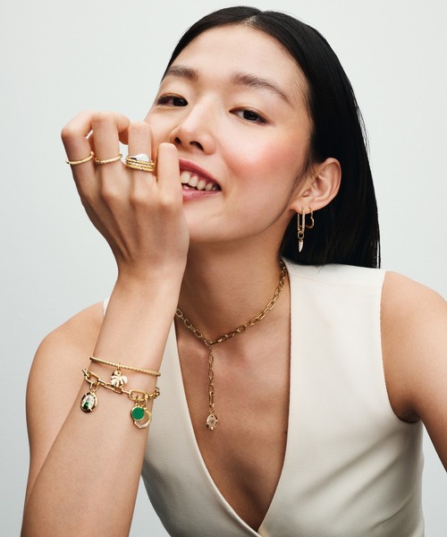 PANDORA(パンドラ)の「Pandora ME ハーブド エナメル シルバー シグネット リング(リング・レディース・シルバー・56/54/52/50/48/58)」の14枚目の写真