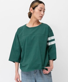 フットボールクロップドTシャツ