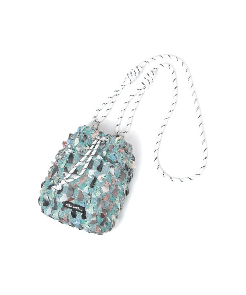 niko and...（ニコアンド）の「オリジナルアソートデザインショルダーバッグ（ショルダーバッグ・レディース・ブルー/アイボリー/ピンク/ブラック/グリーン/ブラック系その他/ピンク系その他/ブラック系その他2/アイボリー系/シルバー/レオパード/グリーン系その他・0）」の6枚目の写真