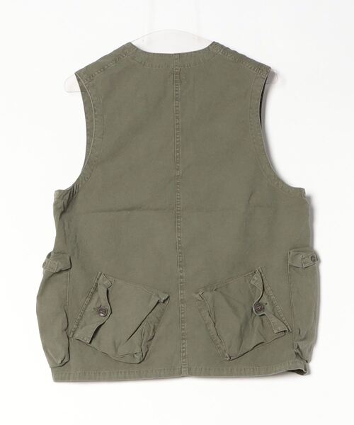 GOLD（ゴールド）の「東洋エンタープライズ GOLD / ゴールド：COTTON WEATHER CLOTH C-1 VEST：24A-GL15473[MUS]（ベスト・メンズ・オリーブ・S/M）」の2枚目の写真
