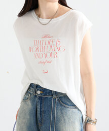 mystic | ノースリPHOTO Tシャツ(Tシャツ/カットソー)