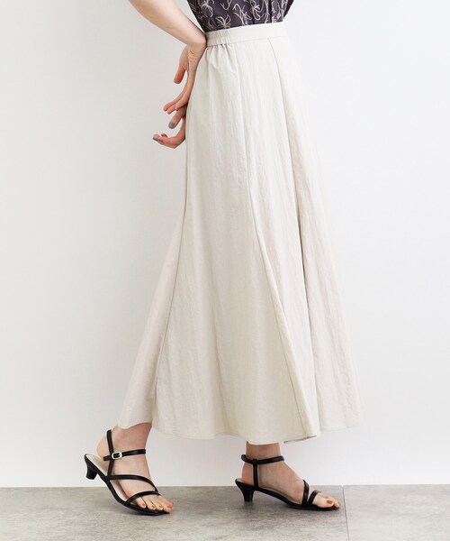 grove（グローブ）の「◆ナイロンワッシャーボリュームスカート（スカート・レディース・ナチュラル/モスグリーン/ブラック・02/03/05/04/01）」の15枚目の写真