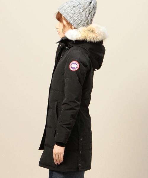 CANADA GOOSE(カナダグース)の「BY CANADA GOOSE MACKENZIE ダウンジャケット(ダウンジャケット/コート・レディース・ブラック/ベージュ・SMALL/MEDIUM)」の5枚目の写真