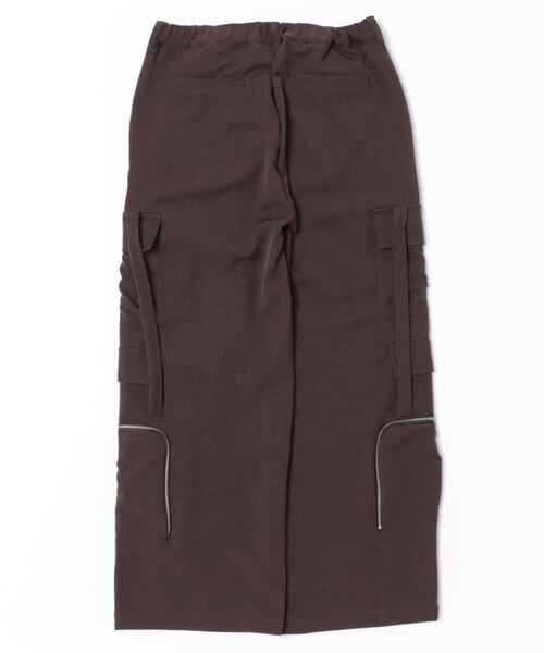SPINNS（スピンズ）の「【ユニセックスで着用可能】ポケットカーゴテーラードパンツ（カーゴパンツ・メンズ・ブラウン/ブラック・L/M）」の8枚目の写真