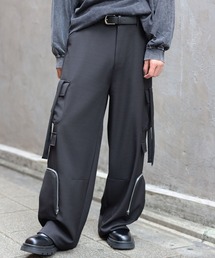 SPINNS | 【ユニセックスで着用可能】ポケットカーゴテーラードパンツ(カーゴパンツ)