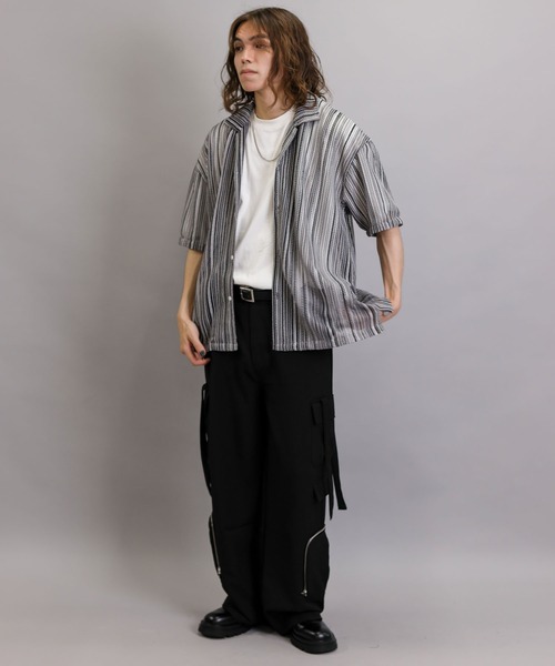 SPINNS（スピンズ）の「【ユニセックスで着用可能】ポケットカーゴテーラードパンツ（カーゴパンツ・メンズ・ブラウン/ブラック・L/M）」の10枚目の写真