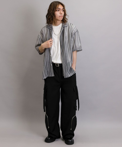 SPINNS（スピンズ）の「【ユニセックスで着用可能】ポケットカーゴテーラードパンツ（カーゴパンツ・メンズ・ブラウン/ブラック・L/M）」の17枚目の写真