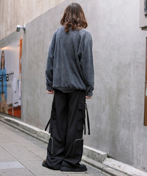 SPINNS（スピンズ）の「【ユニセックスで着用可能】ポケットカーゴテーラードパンツ（カーゴパンツ・メンズ・ブラウン/ブラック・L/M）」の18枚目の写真